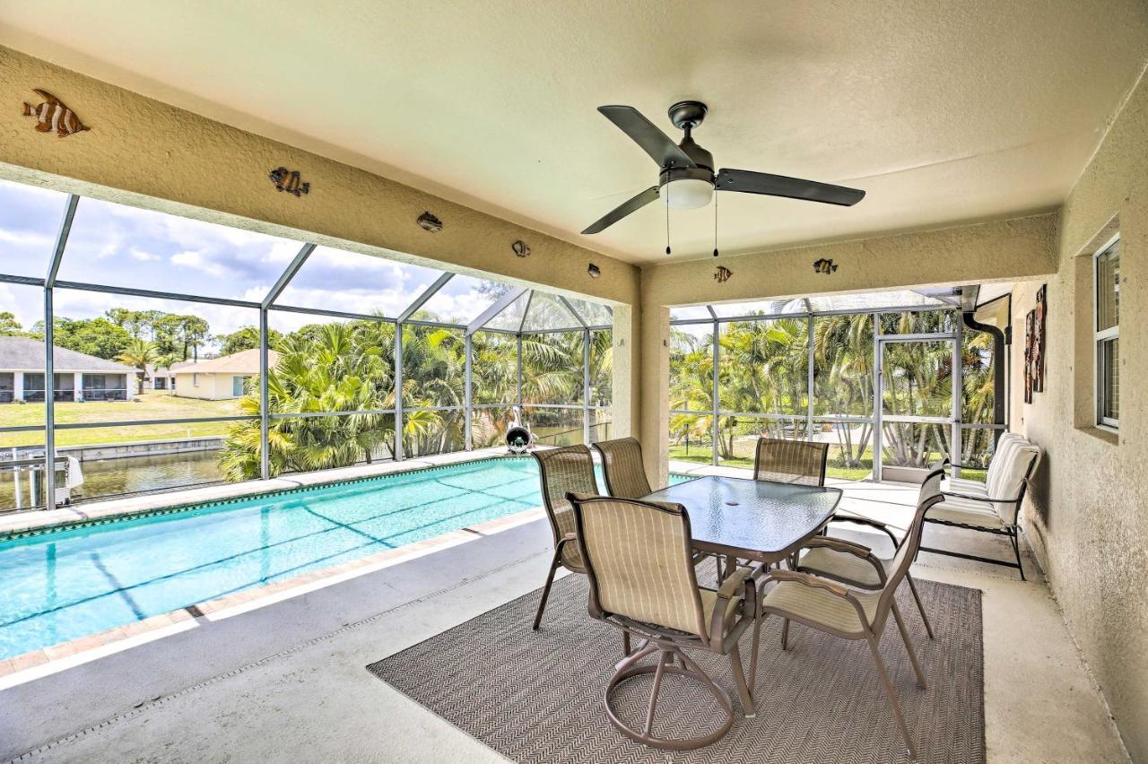 Cape Coral Canalfront Home With Pool And Dock Exterior foto